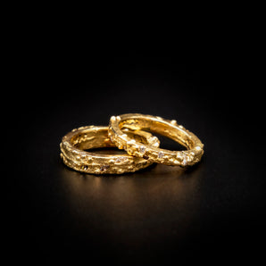 Terrene Ring w/ Marquis Moissanite