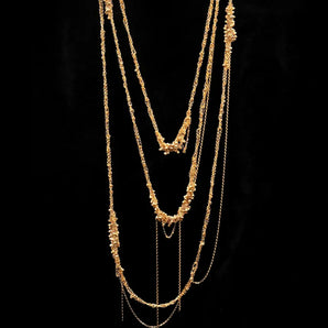 Sea Weed Infinity Necklace