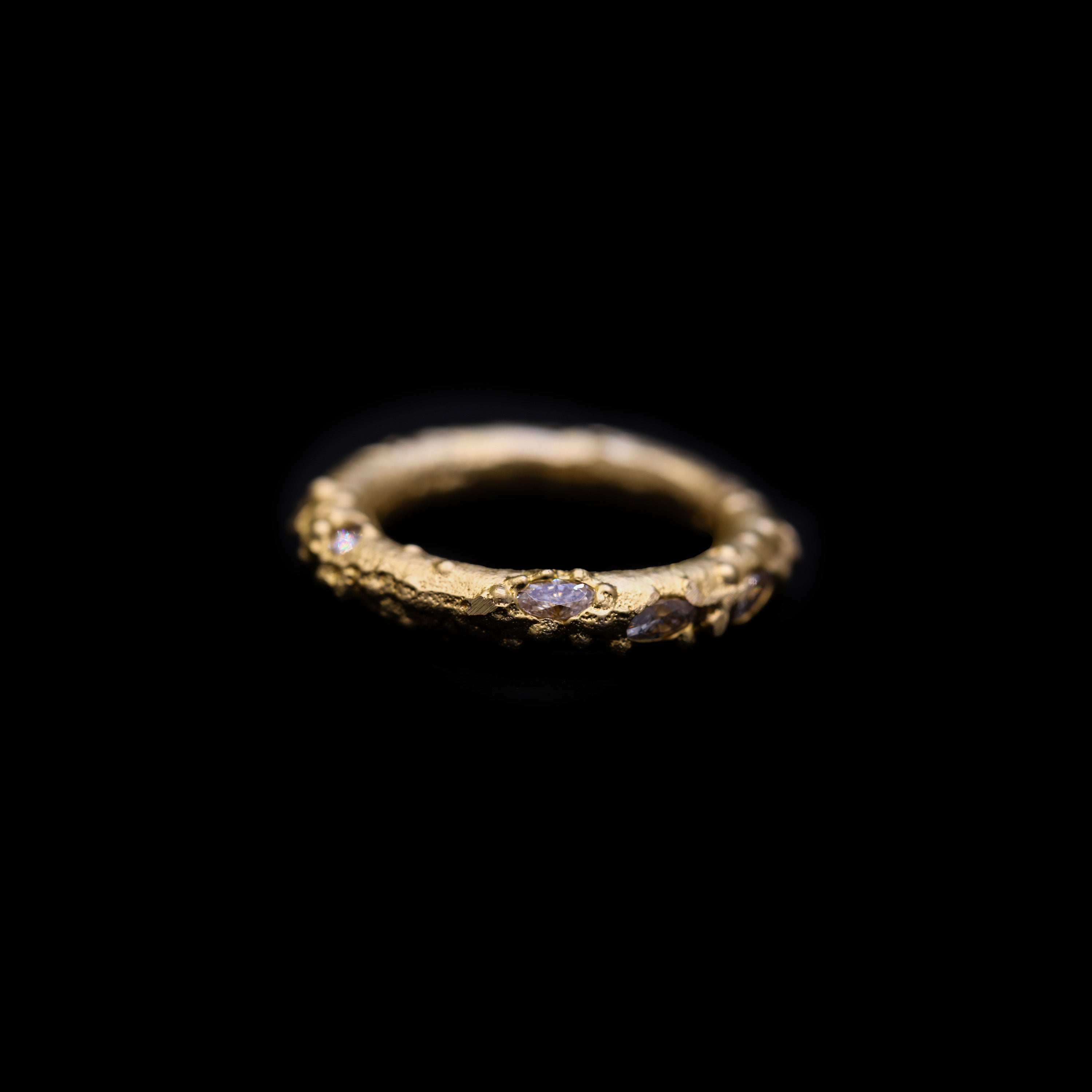 Terrene Ring w/ Marquis Moissanite