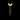 Crescent necklace - 14 karat Gold