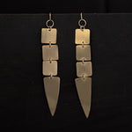 Arrow earrings - 14kt double clad gold
