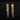 Arrow earrings - 14kt double clad gold