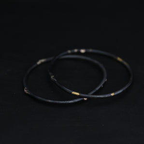 Steel & Gold Bangles
