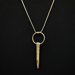 Gold Spike Pendant