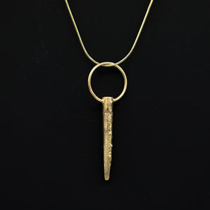 Gold Spike Pendant