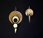Super Moon earrings Shrine Jewelry